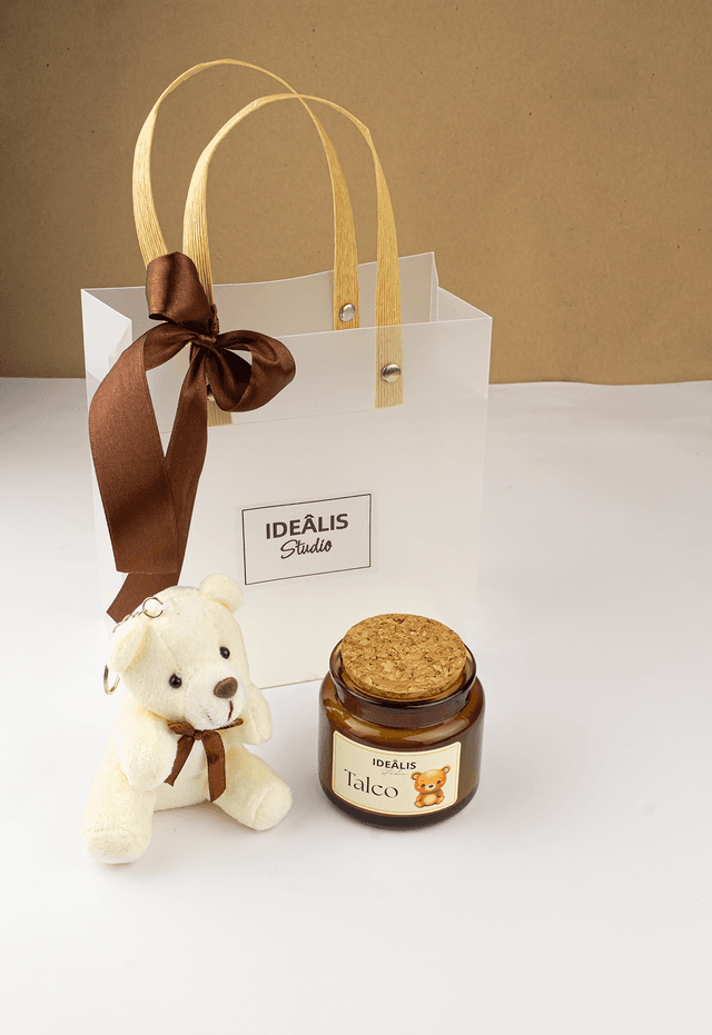 Conjunto Vela e Urso Porta-Chaves